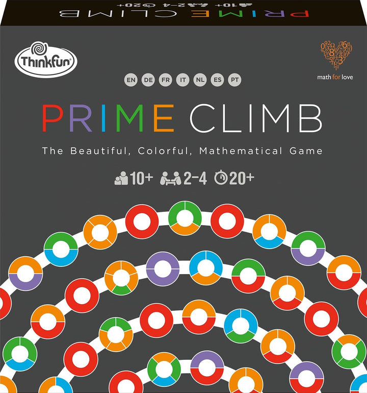 ThinkFun - 76429 - Prime Climb - Das farbenfrohe Mathespiel für Jungen und Mädchen ab 10 Jahren, auc