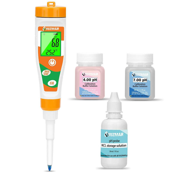 pH Meter für Fermentation, Digitales pH Messgerät Wasser, pH Wert Messgerät für Pool, Trinkwasser, K