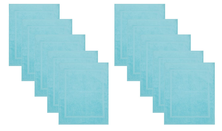Betz Badvorleger Premium 10 Stück 50×70 cm – Badematte aus 100% Baumwolle (ca. 650 g/m²), saugstark