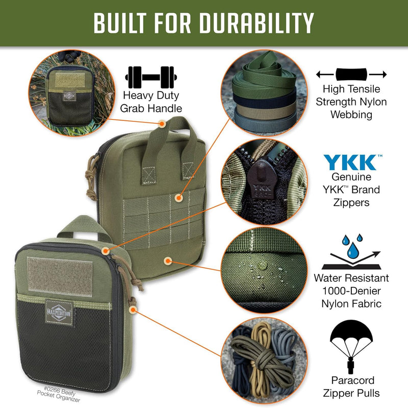 Maxpedition Beefy Pocket Organizer Tasche Einheitsgrösse Grün, Einheitsgrösse Grün