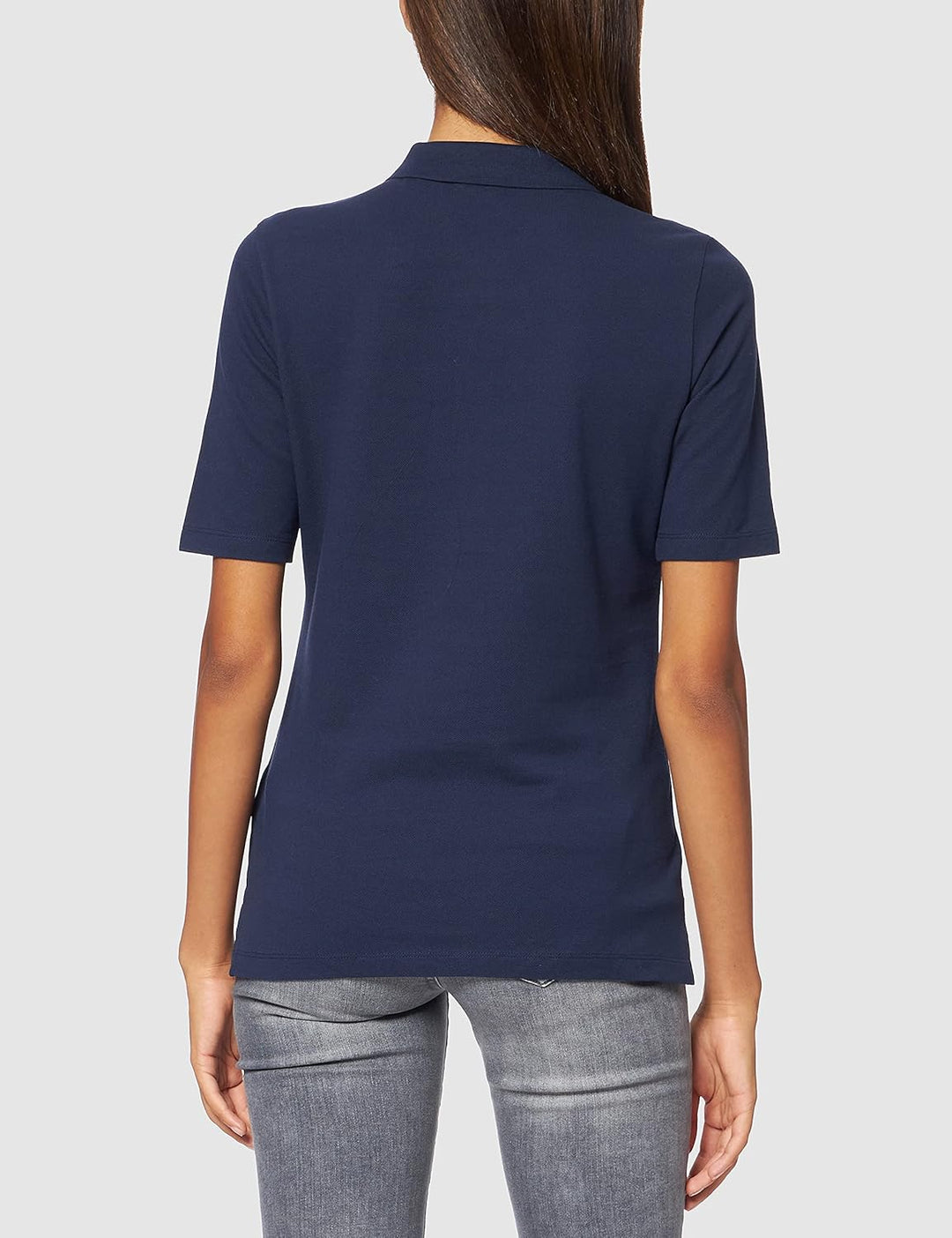 GANT Damen ORIGINAL LSS Pique Polohemd XS Evening Blue, XS Evening Blue