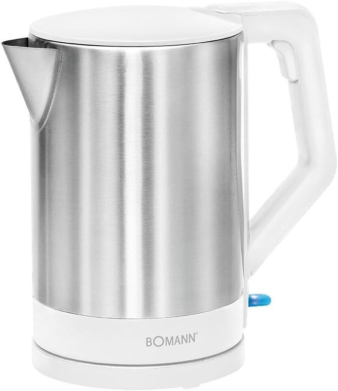 Bomann® Wasserkocher | 1.5 Liter Füllmenge | Sicherheitsklappdeckel | 2200 W Leistung | verdecktes H