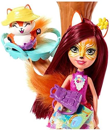 Mattel Enchantimals FRH45 Felicity Fox und Flick Spielplatz-Abenteuer Fox Backyard, Fox Backyard