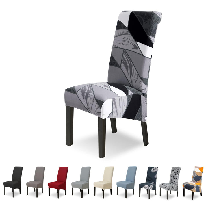 Lydevo Stuhlhussen XL 4er Set Stretch Stuhlhussen Schwingstühle XL für Esszimmerstühle Spandex Unive