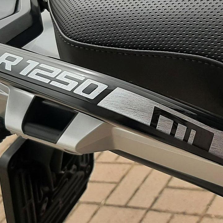 Resin Bike Aufkleber für Motorrad Kompatibel mit BMW R 1250 GS Triple Black 2021. Griffschutz für de