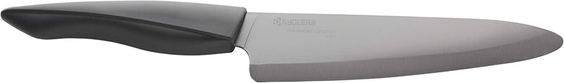 Kyocera ZK-180BK-BK SHIN Keramik-Kochmesser Messer, Kunststoff, Schwarz, 31,8 x 2,2 x 4,7 cm Schwarz