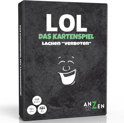 LOL - Das Kartenspiel - Lachen verboten | Lustiges Partyspiel mit Lachgarantie | Gesellschaftsspiel