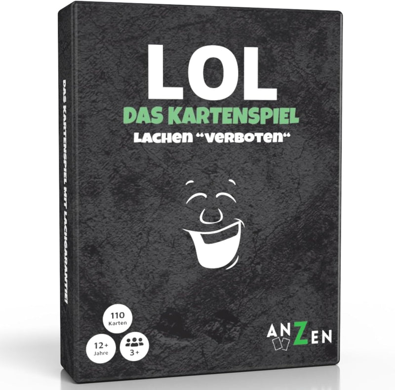 LOL - Das Kartenspiel - Lachen verboten | Lustiges Partyspiel mit Lachgarantie | Gesellschaftsspiel