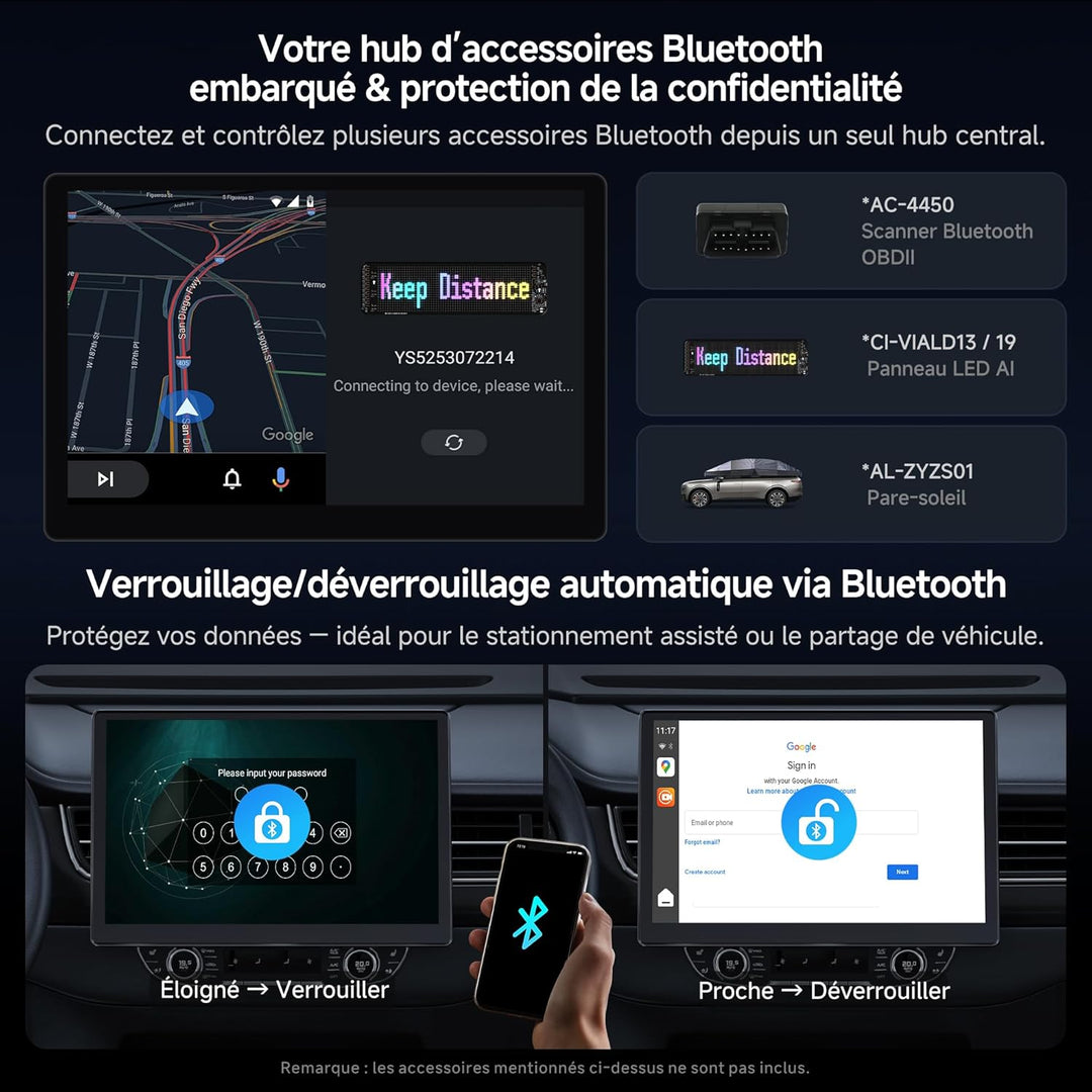 Carplay Wireless Adapter AI Box Android für Radios CP/AA, CarPlay & Android Auto Wireless Adapter US