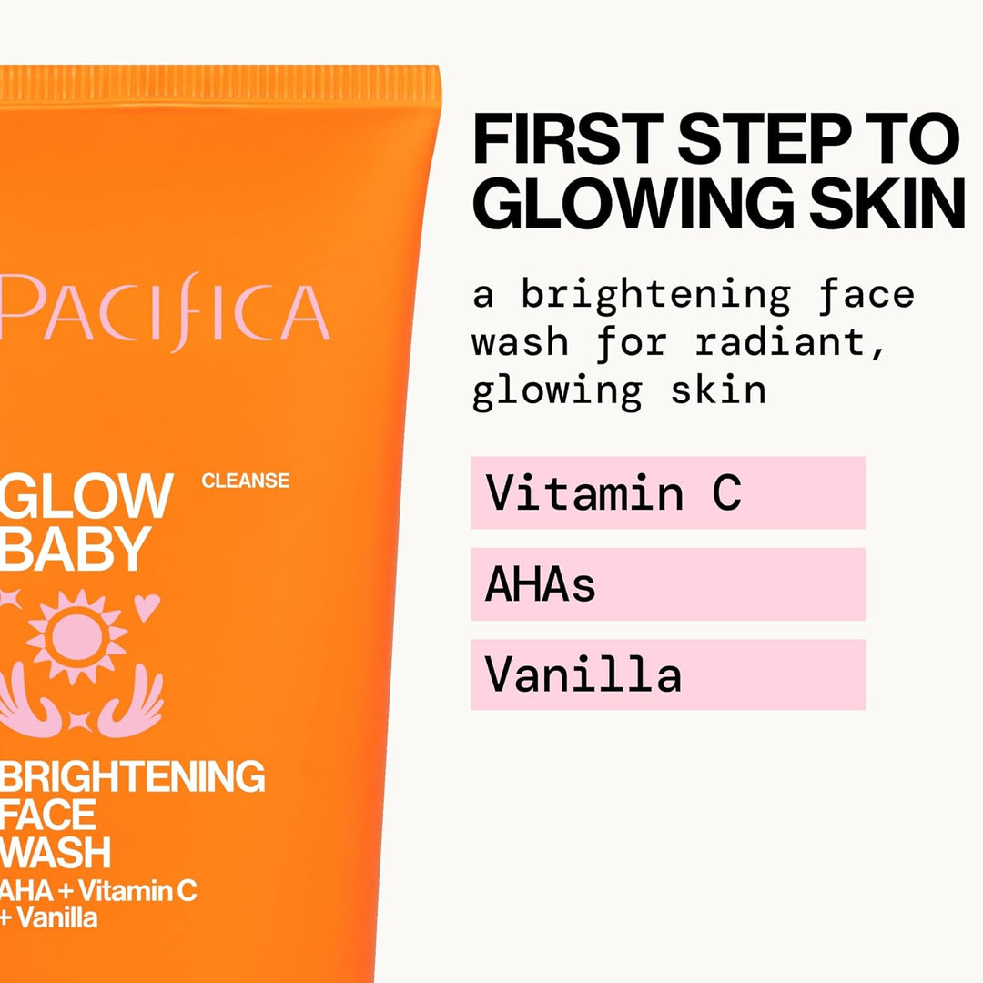 Pacifica Glow Baby Aufhellendes Gesichtswaschmittel für Frauen, 142 ml