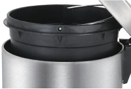 Primaster Treteimer Classic 5 l Edelstahl Kosmetikeimer Badeimer Mülleimer