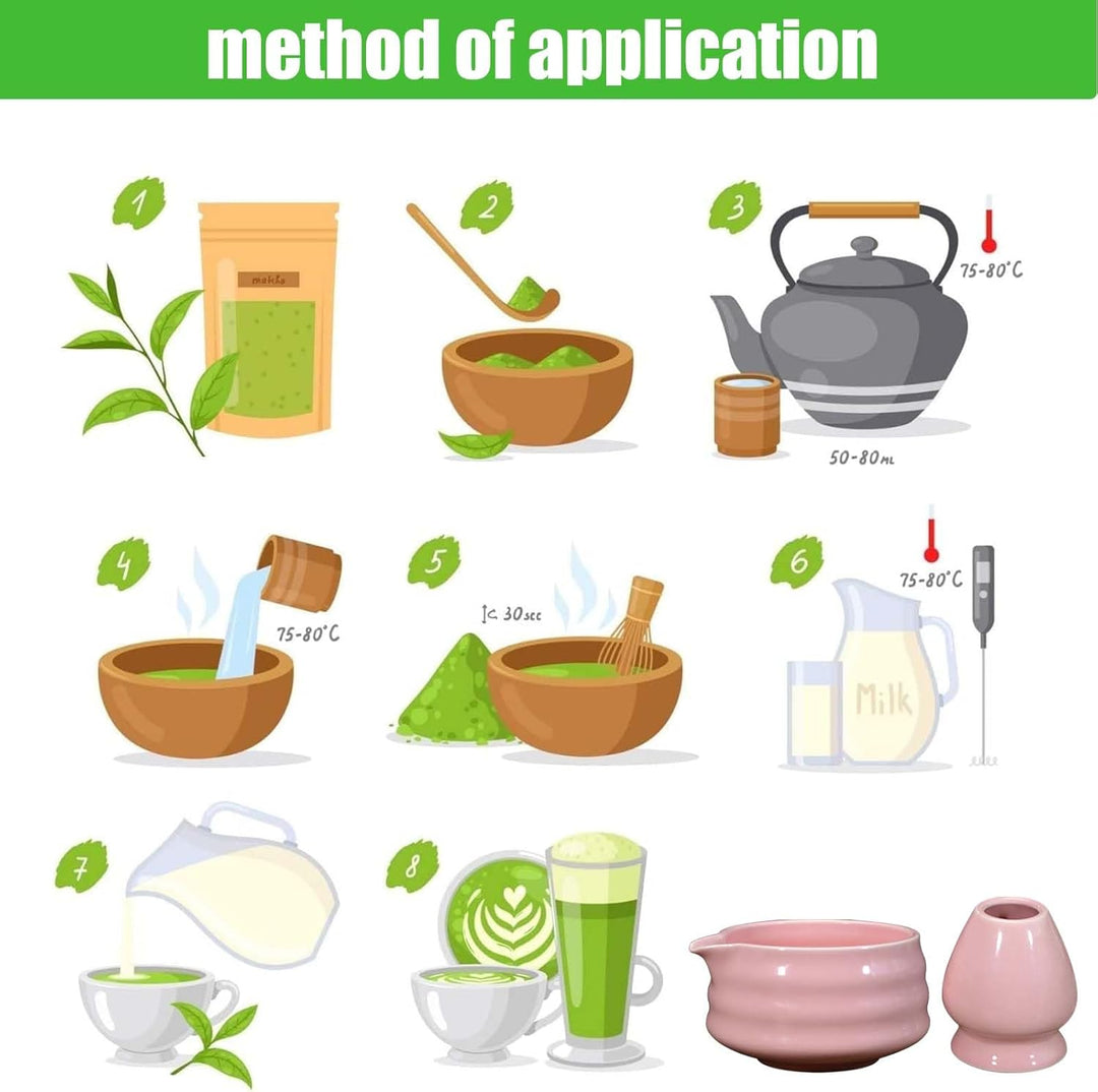 Japanische Matcha-Schale mit Ausgiesser, Traditionelle Chawan Teeschale mit Schneebesenablage aus Ke