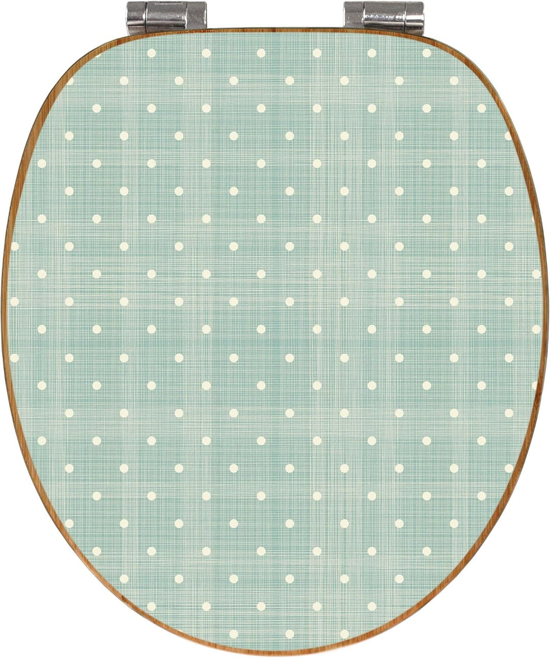 banjado Design WC Sitz Bambus Absenkautomatik 45,8x37,5cm - Toilettendeckel mit Absenkautomatik Holz