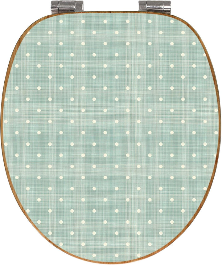banjado Design WC Sitz Bambus Absenkautomatik 45,8x37,5cm - Toilettendeckel mit Absenkautomatik Holz