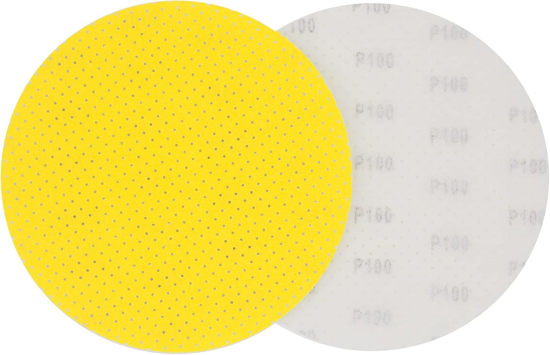 BOXTEC Klett-Schleifpapier (perforiert) D225 mit VE 25 Stück f. Trockenbauschleifer Edelkorund, Körn