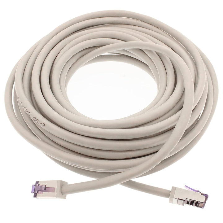 1aTTack.de - 50m - CAT6a Superflex- Ethernet Gigabit LAN Netwerkkabel RJ45 CAT6 A Patchkabel 10000 M