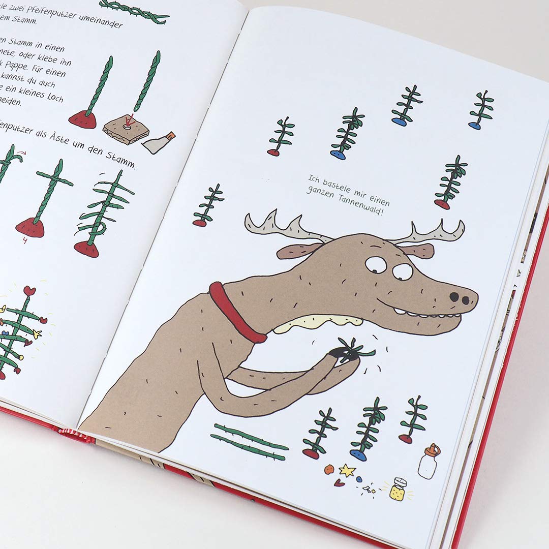 Wir basteln uns durch den Advent: Rentier Ole hilft, Gebundenes Buch