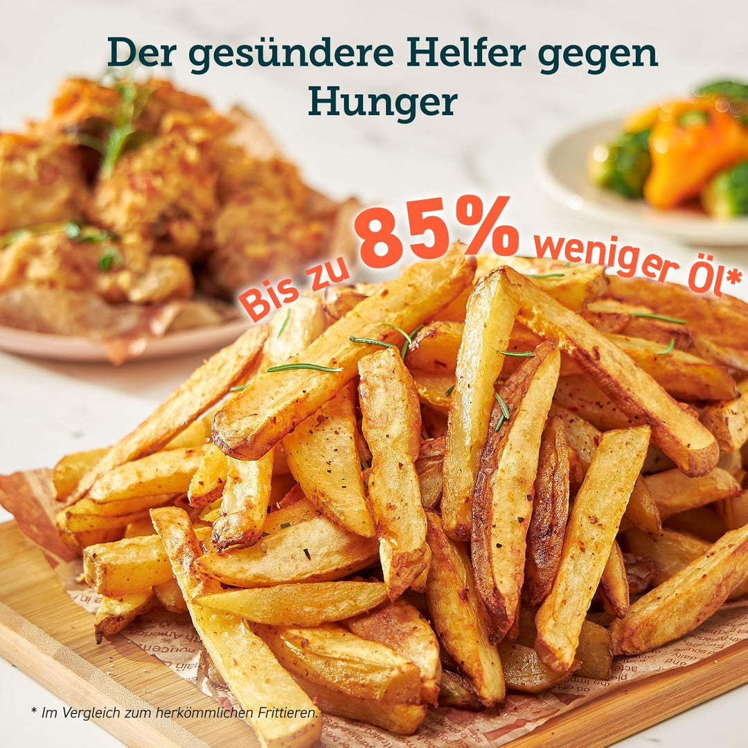 COSORI Heissluftfritteuse 5,5L XXL Rot Friteuse Heissluft Fritteusen Air Fryer mit Digitalem LED-Tou