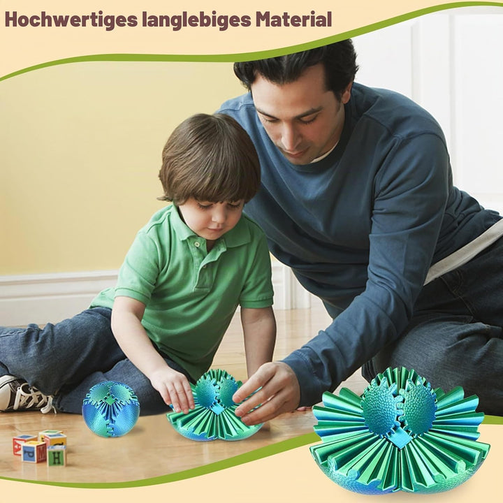 Gear Ball Fidget Spielzeug Steampunk Zahnrad Kugel Stressabbau Sensorisches Spielzeug autistische Ki