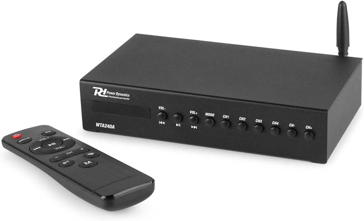 Power Dynamics WT240A Stereo Verstärker mit Bluetooth, WiFi und mehr - 80W 1 Kanal 80W, 1 Kanal 80W