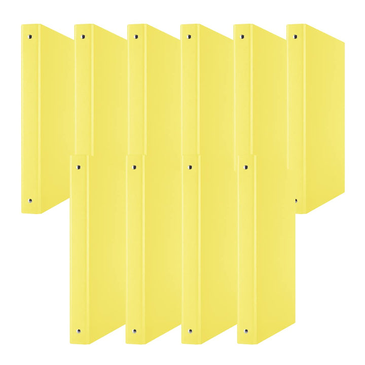 DONAU 3733001PL-11 Ringbuch Gelb | 4-O-Ring-Mechanik 20mm DIN A4 Ringordner Pappe/Kunststoff | Aus 1