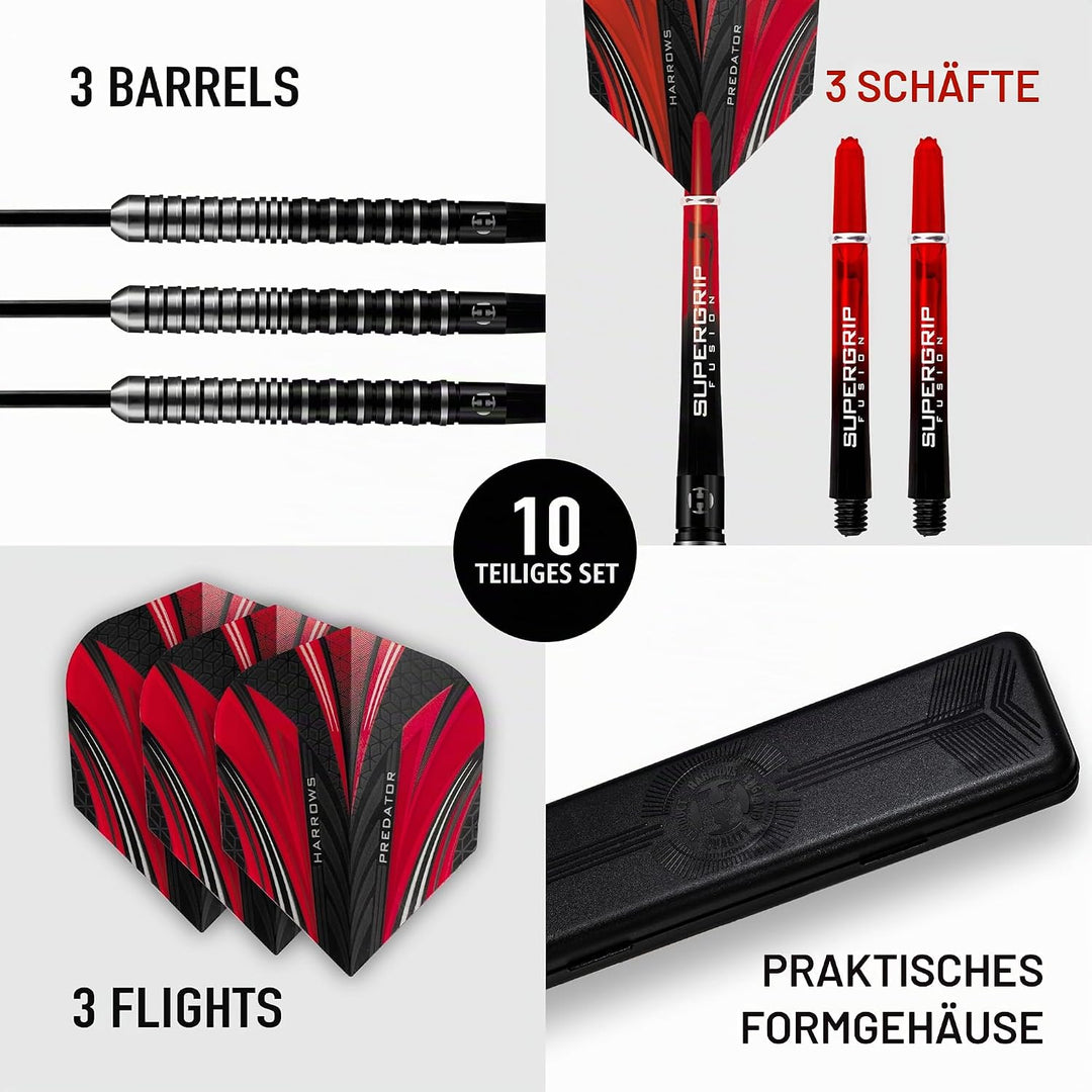 Harrows Predator 90% Tungsten Soft Tip Darts 20.0 Gramm, 20.0 Gramm