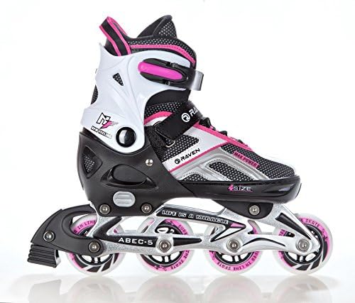 RAVEN Pulse 2in1 Schlittschuhe Inline Skates Inliner für Kinder und Erwachsene verstellbar 40-43 (25