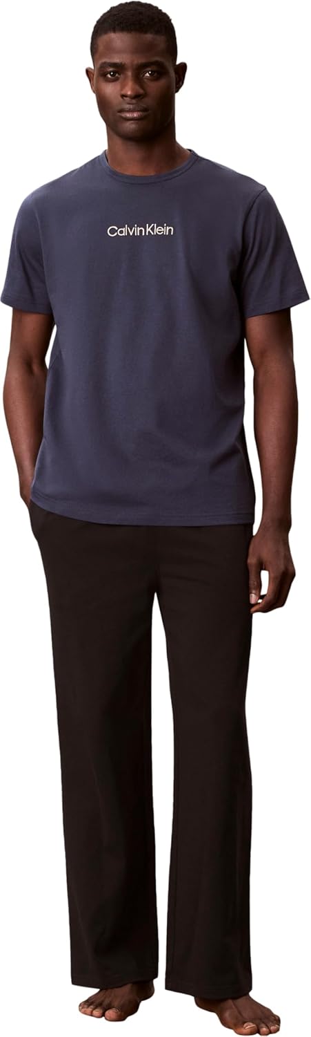 Calvin Klein Herren T-Shirt CK Kurzarm Rundhalsausschnitt mit Print Artikel NM2170E S/S Crew Neck M