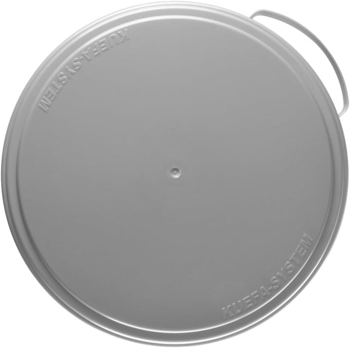 KUEFA VLC 60L Müllsackständer, Mülleimer mit Klemm-Ring Gelber Sack, stabil, strapazierfähig, geruch