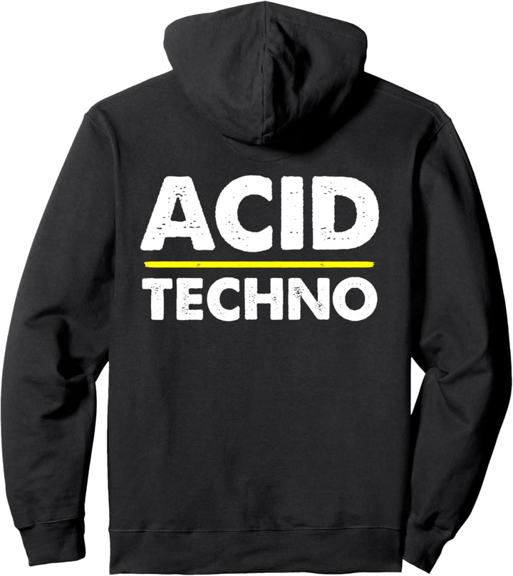 Acid Techno Shirt 303 Hard Dark Rave Pullover Hoodie