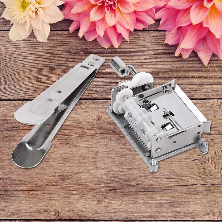 FTVOGUE 15 Hinweis DIY Tune Handkurbel Mechanische Spieluhr Bewegung Locher 20 Papierbänder Erstelle