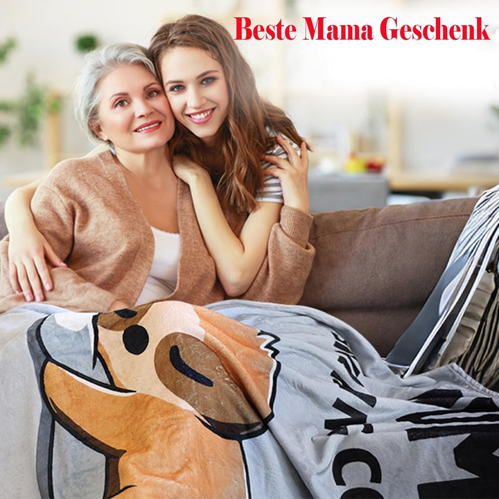 KAAYEE Geschenke für Mama, Weiche Decke Besondere Mama Geschenk zum Weihnachten Geburtstag Muttertag