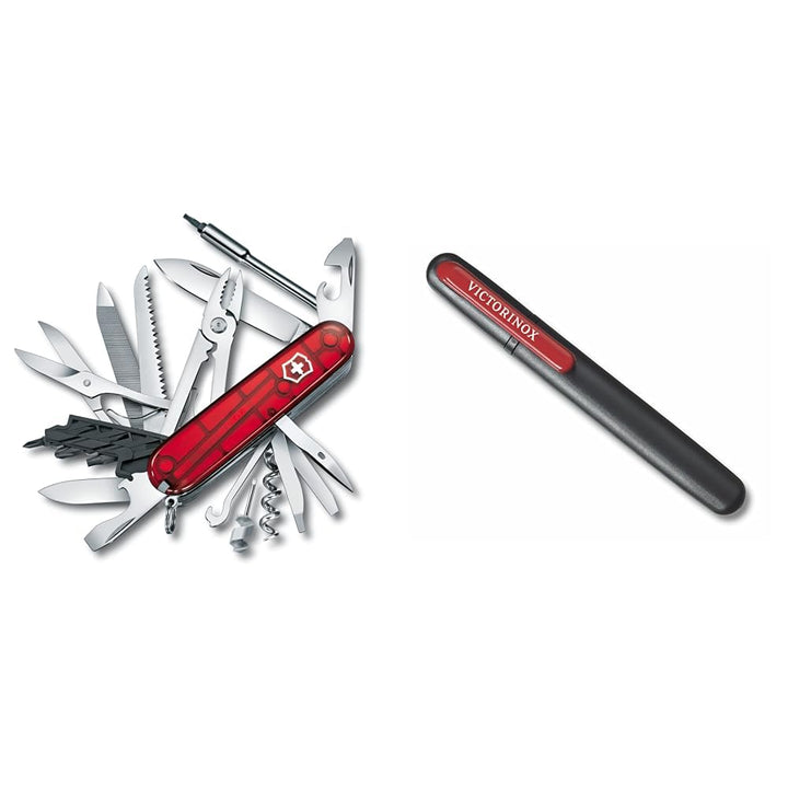 Victorinox Taschenmesser Cyber Tool L (39 Funktionen, Metallfeile, Bit-Schlüssel, Kugelschreiber, Za