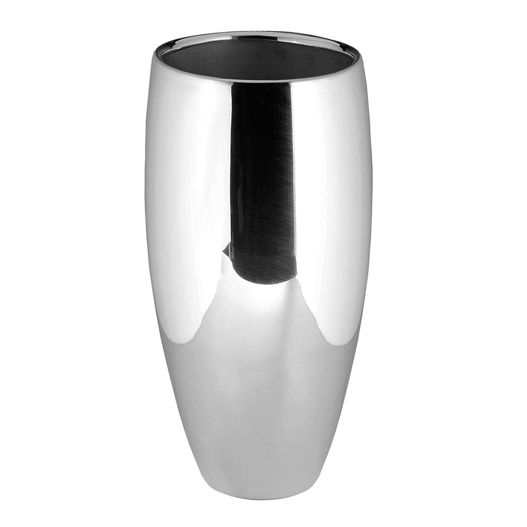 Fink Africa/Vase,vernickelt/H.40cmD.21cm