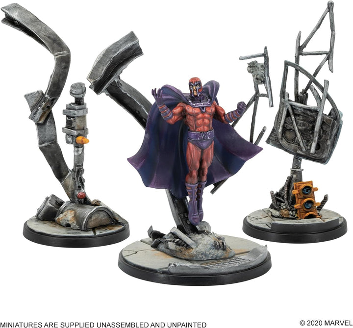 Atomic Mass Games - Marvel Crisis Protocol: Character Pack: Magneto and Toad - Miniature Game