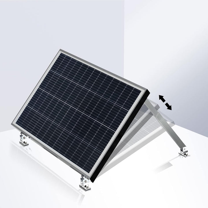 enjoy solar Aluminium verstellbare Halterung mit Neigungswinkel 10° -30° für Solarpanel Solarmodul,