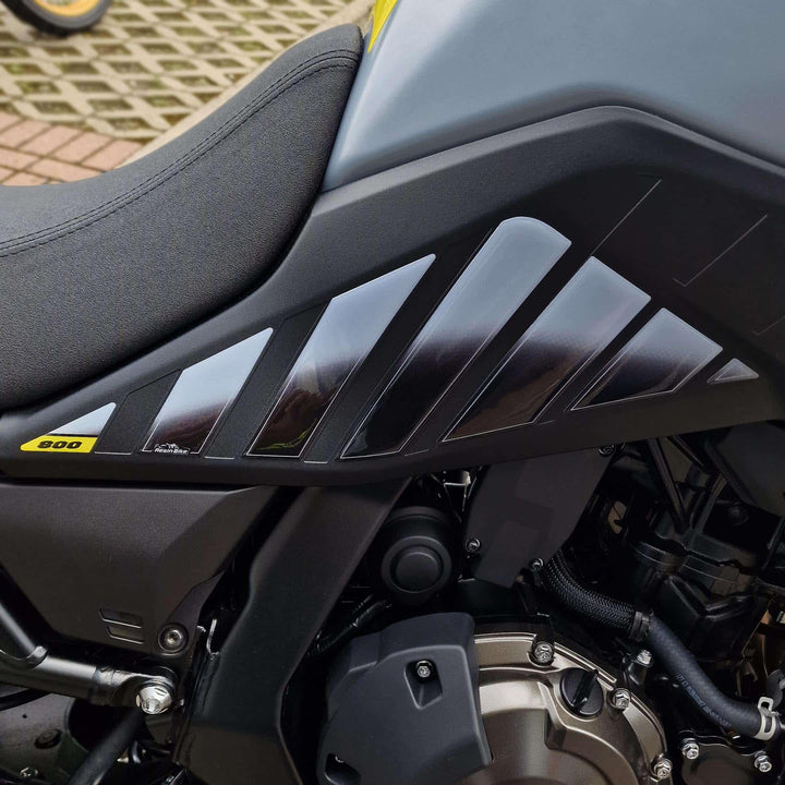 Resin Bike Aufkleber Motorrad Kompatibel Mit Suzuki V Strom 800 De 2023. Schutz Motorrad Seitenlicht