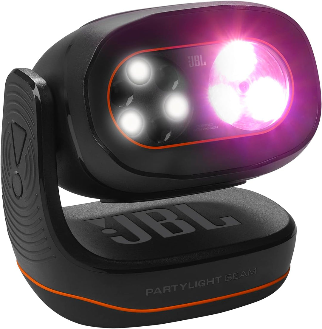 JBL PartyLight Beam, Bluetooth-RGB-LED-Lichteffektprojektor für JBL PartyBox -Lautsprecher, Party-Be
