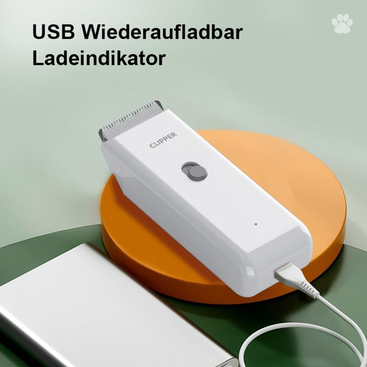 ENSSU Hundeschermaschine, kabelloses, wiederaufladbares Hundepflege-Set Katzenhaarschneidemaschine f