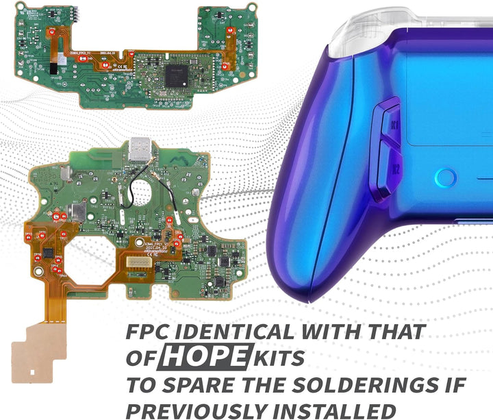 eXtremeRate Victor X Remap Kit für Xbox Series X/S Controller,6 Remap Profiles&Ergonomisches Rücken