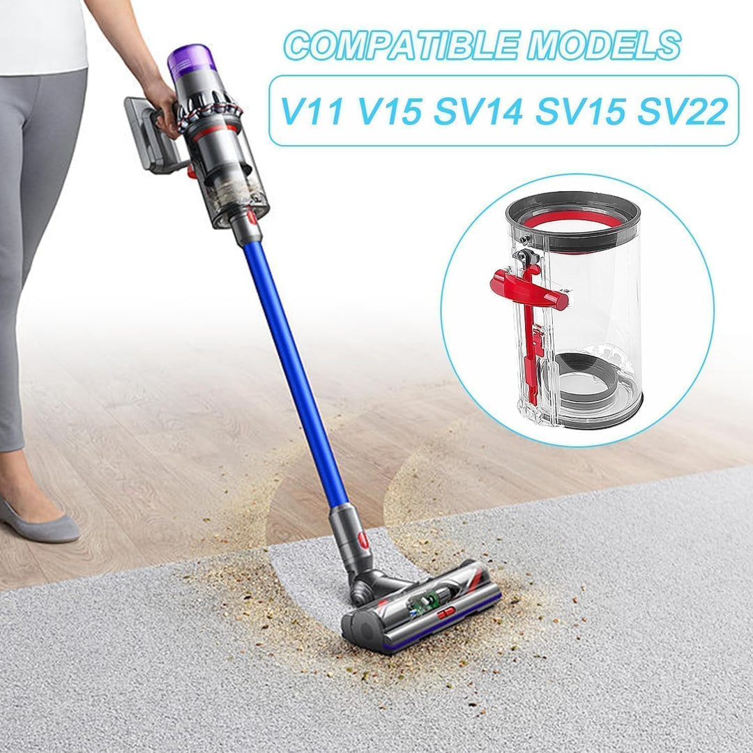 Hochwertiger Ersatz-Staubbehälter für Dyson V11 V15 SV14 SV15 SV22 Staubsauger, für Dyson Staubsauge