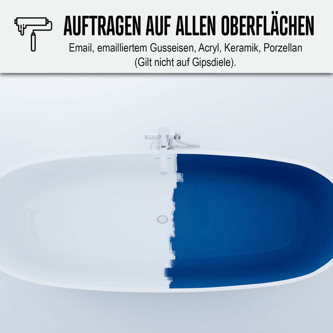 Renovierungs-Harz für Badewannen, Waschbecken, Emaille, Badezimmer - ARCAPOXY BADEWANNE RAL 3015 - H