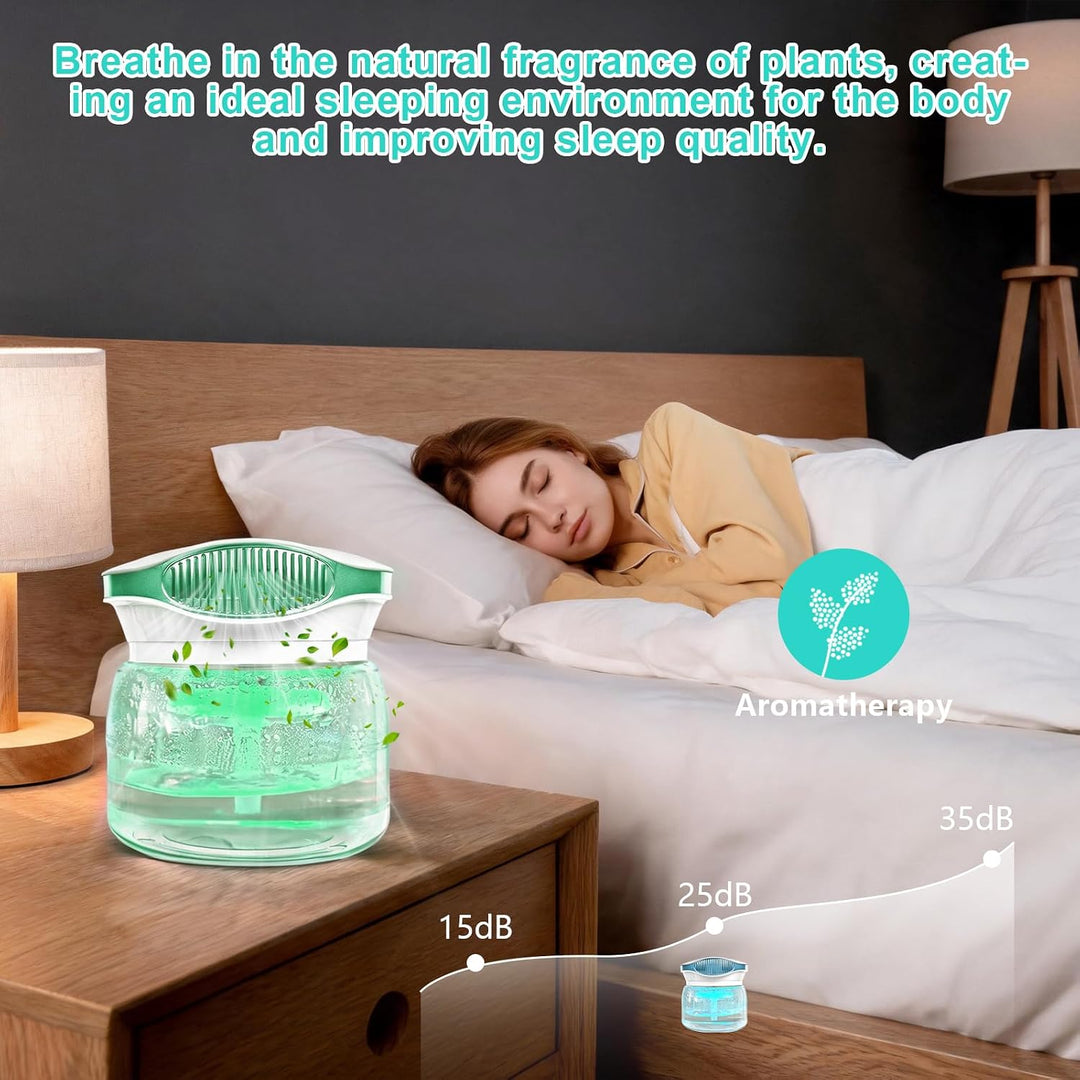 Lufterfrischer Luftbefeuchter Aroma Diffuser Ioniser with 30ml Water Soluble Lavender Essential oill
