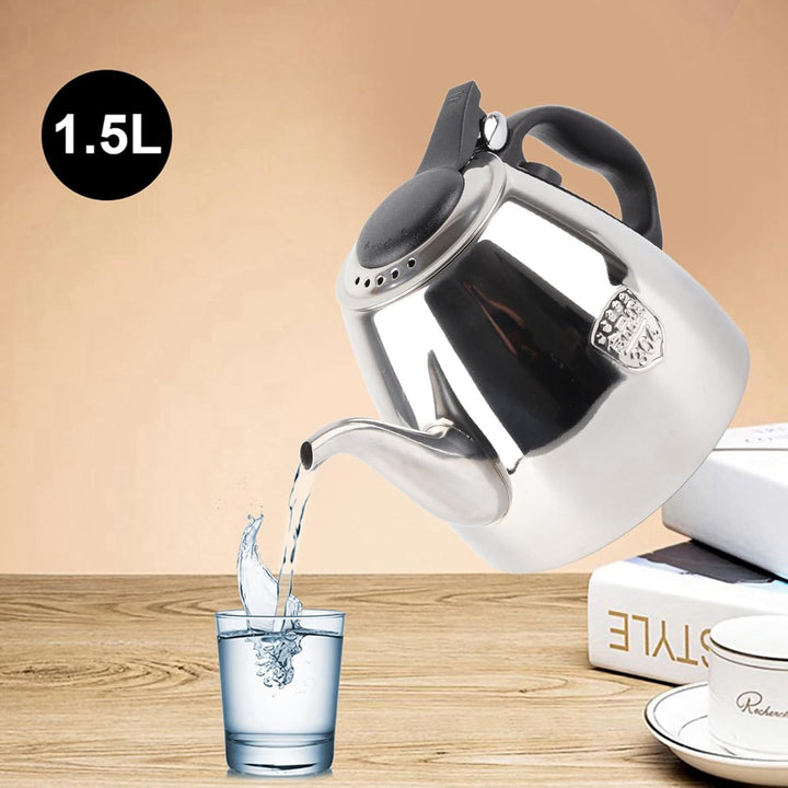 Edelstahl Teekessel grosse Kapazität schnelles Erhitzen Herd Kaffee Wasserkocher mit hitzebeständige