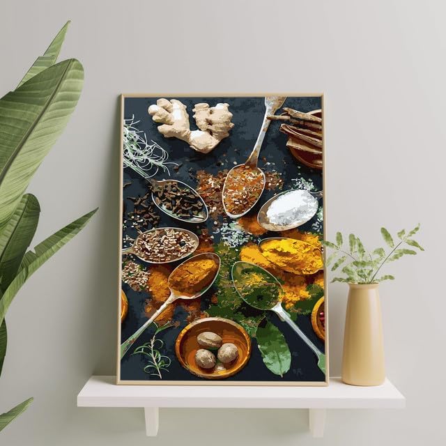 Oh Art! Malen Nach Zahlen Erwachsene Set Mit 3 Pinseln Und Acrylfarben Gemälde Acrylic Malerei DIY L