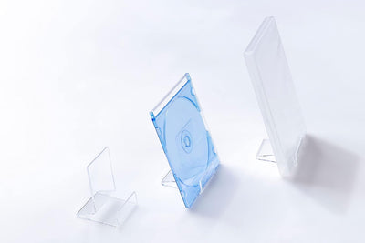 Acrylglastechnik Danier 10 Stück DVD/CD Aufsteller,CD Ständer,Warenpräsenter