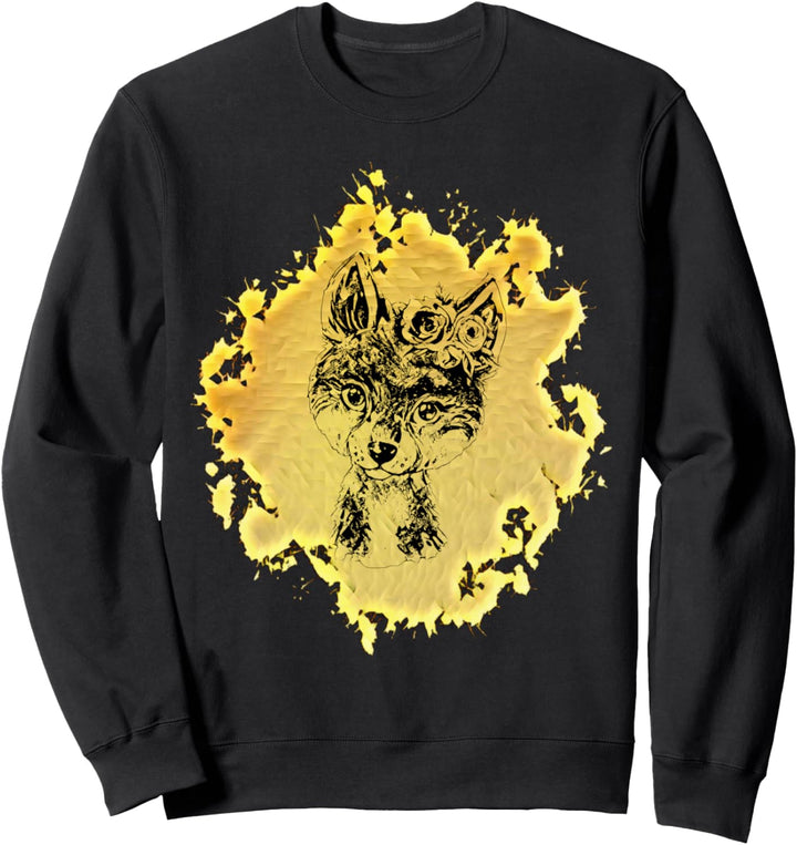 Fuchs schlaue Füchse Tiere Wald schlauer Fuchs Design Sweatshirt