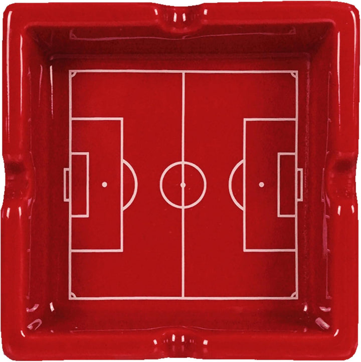 1. FC Kaiserslautern Aschenbecher - Spielfeld - Rot | Ascher | Keramik | FCK - Plus Lesezeichen I Lo