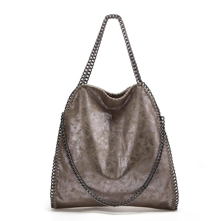 Damen Handtasche Frauen Kunstleder Crossbody Schultertasche Mode Kette Tasche Grosse Hobo-Taschen fü
