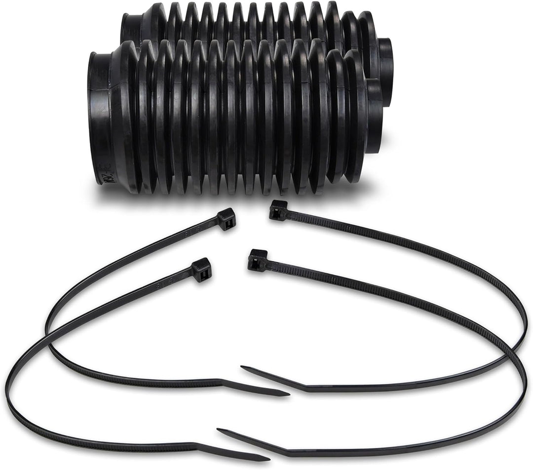 BESTPRICE 2x Spurstange vorne links & rechts, 1x Lenkmanschettensatz Kompatibel mit VW TRANSPORTER T